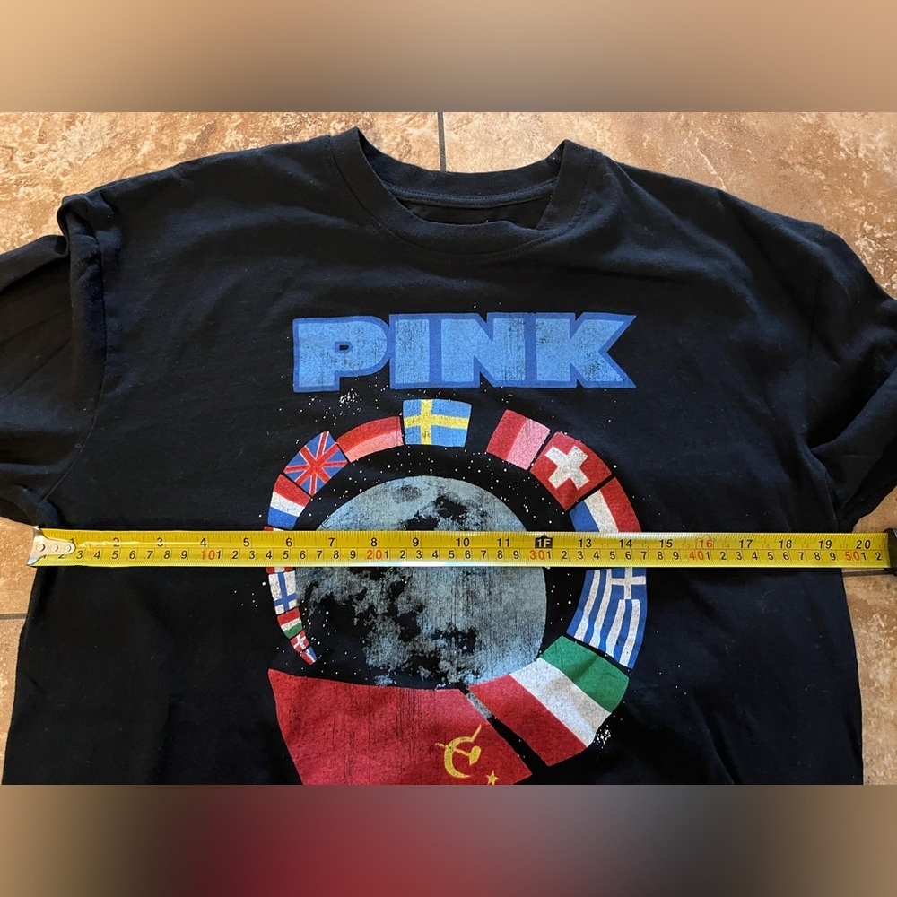 Pink Floyd Moscow 1989 Tour Reissue Black Long Sleeve Tee Large - Picture 7 of 10